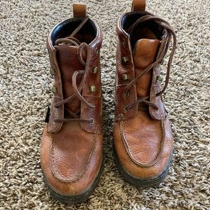 Vintage leather boots